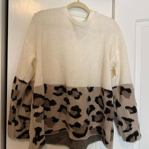PinkLily Leopard sweater